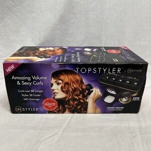 TopStyler by Instyler Heated Ceramic Styling Shells Hair Curlers with Case NEW